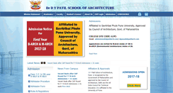 Desktop Screenshot of dypatilarch.com